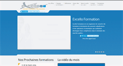 Desktop Screenshot of excello.fr