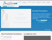 Tablet Screenshot of excello.fr
